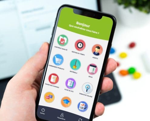 Contrôle qualité propreté sur smartphone avec PocketManager